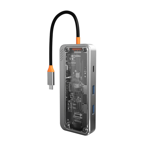 WFYEAR Direct High Quality USB Hub USB 3.0 Port with Multiport Gigabit Ethernet Pd Port Converter for PC Type C Interface Stock