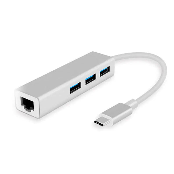 USB C Hub 100/1000Mbps Gigabit Ethernet Adapter Rj45 Lan Splitter 3 in 1 Type c to Rj45 Usb Pd Hub Docking Station Otg