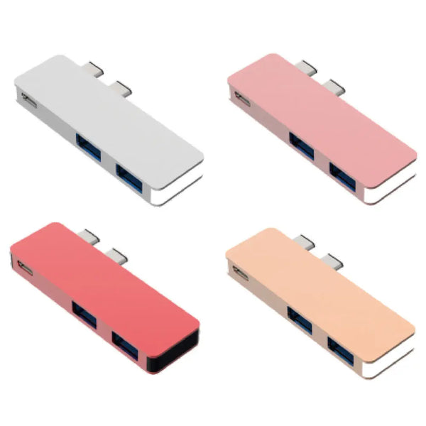 3 in 1 Compatible With Mac Pro/Air 2019 2018 2017 2016 Dual Type C Adapter With TB3 100W PD Docking Station USB 2.0 Hub