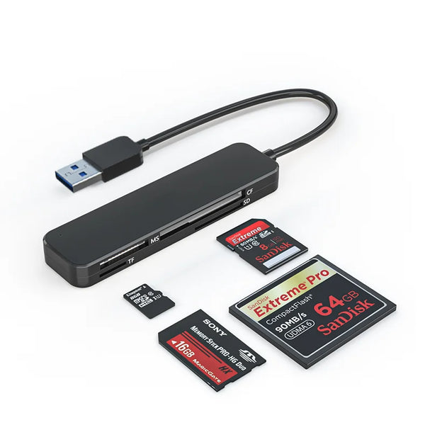 Manufacturer Super Speed USB 3.0 TF SD 2 in 1 Smart Memory AV 4k OTG Card Reader Hub Ethernet Adapter USB C for Computer