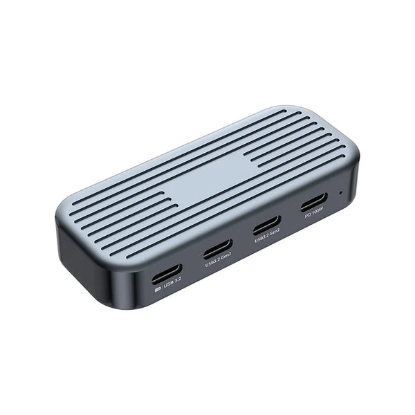6 1 100W PD 3.0 4K HD Fast Charge USB C 3.1 Aluminum Alloy Displaying Portable Desktop Mac Laptops USB Docking Station for Macs