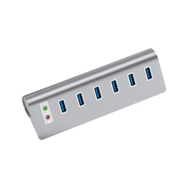 3.5 MIC Headset Mouth Silver 6 Port USB3.0 HUB for Expansion of Multiple Devices Port USB Hub Group Control Chassis PCBA Network