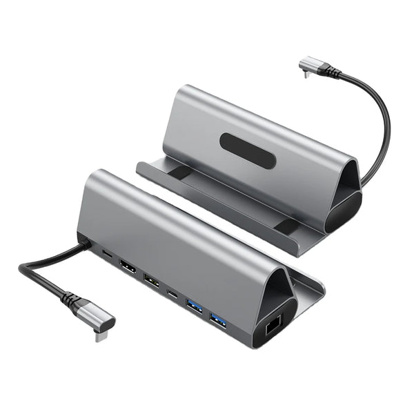 7 in 1 USB Type C Hub With 4K 100W PD Travel USB C Adapter Compatible Nouveau Design USB Por Hub for MacBook Pro/Air for Maci