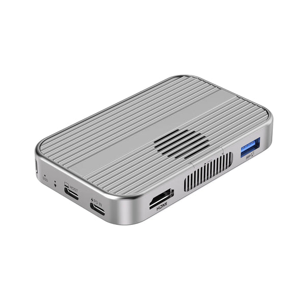 Ready to Ship NVMe 10Gbps Aluminum USB C SSD Enclosure Supports 2230/2242/2260/2280 8TB External Hard Disk with USB C Magnetic