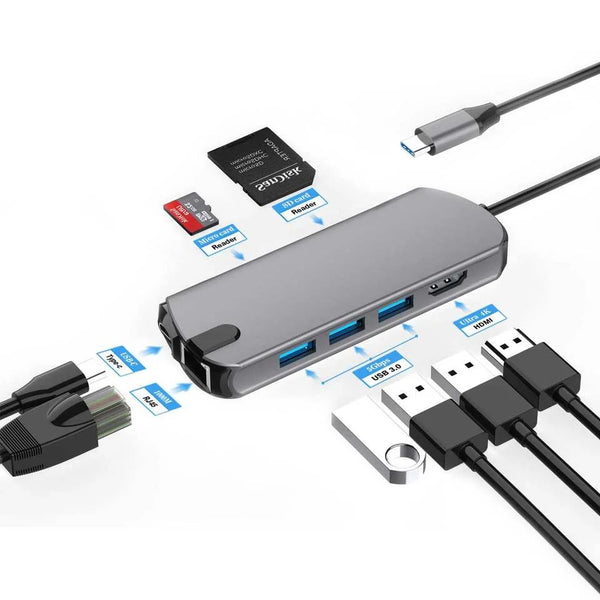 Customized Type-C Doking Station Dockstation Laptop 4 in 1Hub USB Adapter USB 3.0 Type C PD 4 in 1 Hub
