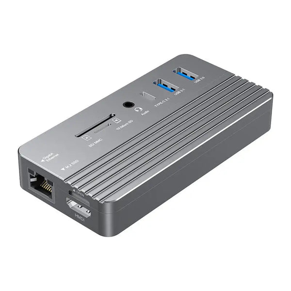 External USB3.1Gen2 10Gbps Type C for 8TB 2230, 2242, 2260, 2280mm SSD Enclosure Adapter Docking Station Desk