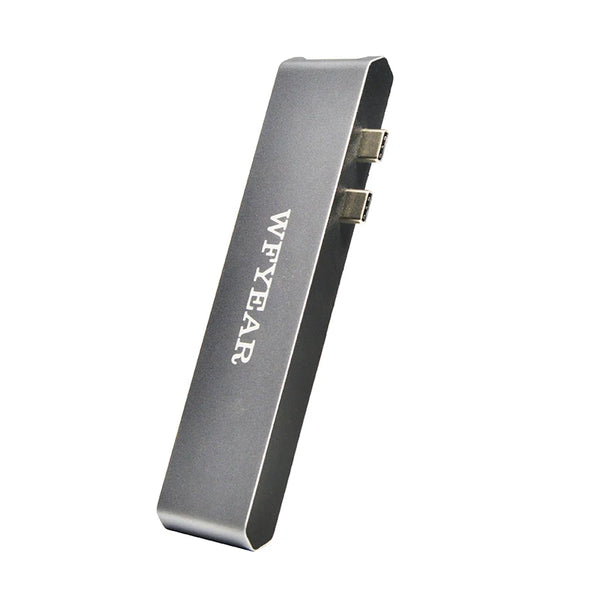 WFYEAR Dual Type C Port USB 3.0 Docking Station 6 1 Hub Mac Air/Pro  Exclusive Features Ready to Ship